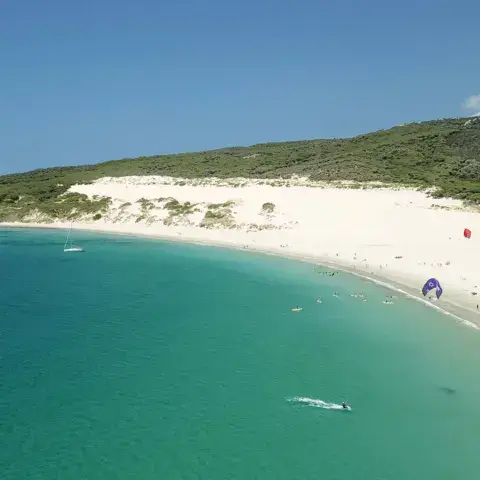 La dune et la plage de Valdevaqueros