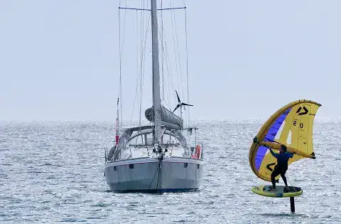 Wingfoil sur la lagune de Dakhla