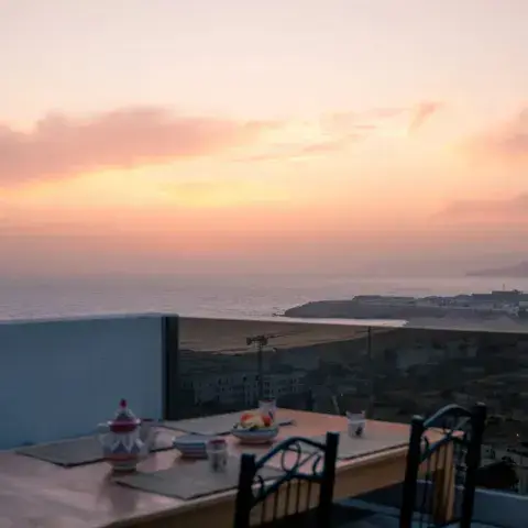 Terrasse de toit du Tayyurt Surf Camp