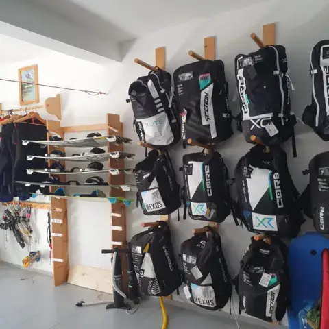 Kitesurf sur le spot de Kite Beach