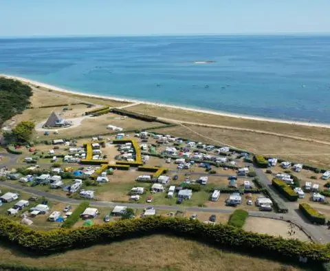 Plage du Ster vue du ciel