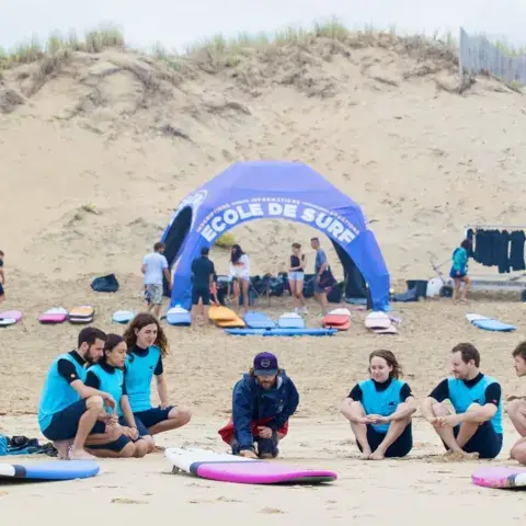 École de surf de la Bouverie, Côte Sauvage