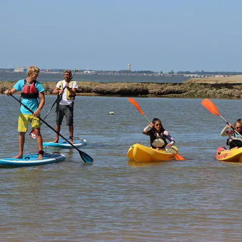 Sortie en paddle et kayak sur l'estuaire
