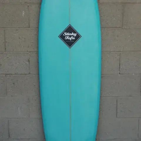 Planche turquoise sortie de l'atelier