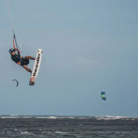 Saut de kitesurf