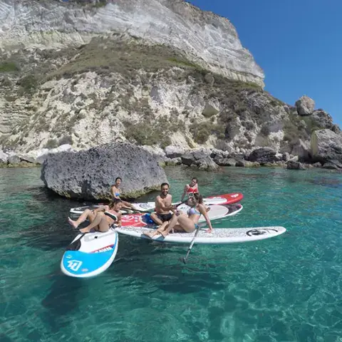 Excursion en SUP au pied de la Sella del Diavolo