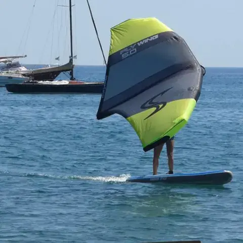 Initiation au wing foil près de la côte