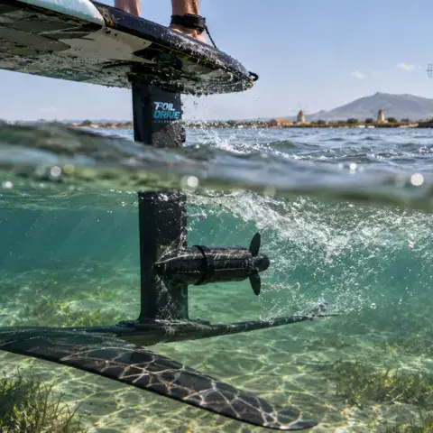Foil Drive dans la lagune de Lo Stagnone