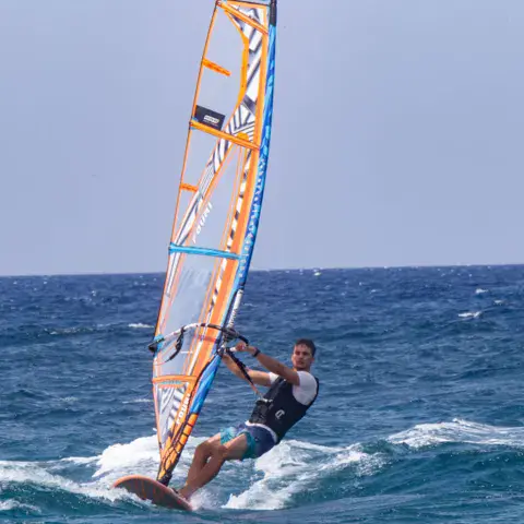 Windsurf en action
