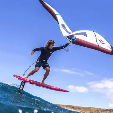 Wingfoil en action