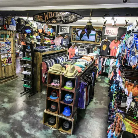 Intérieur de la boutique