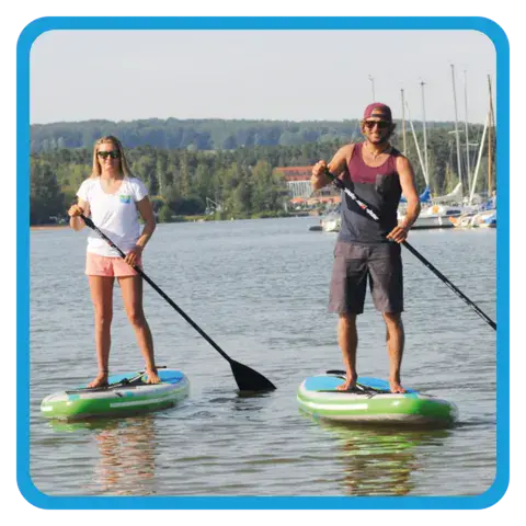 Stand up paddle sur le lac