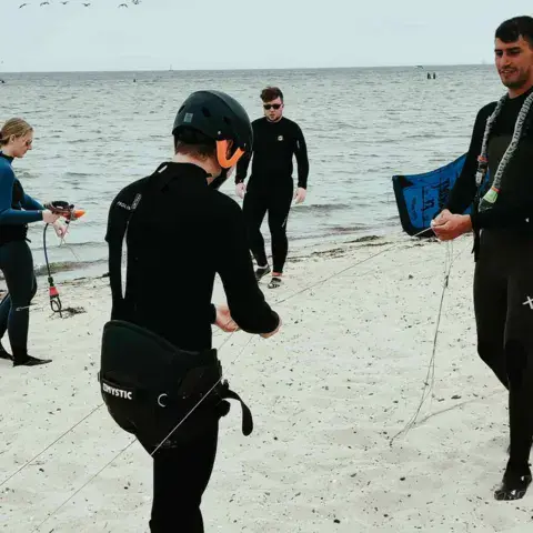 Briefing avant la mise à l'eau