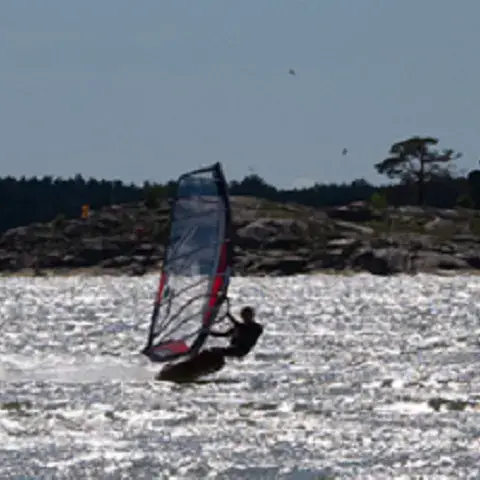 Planches à voile en navigation