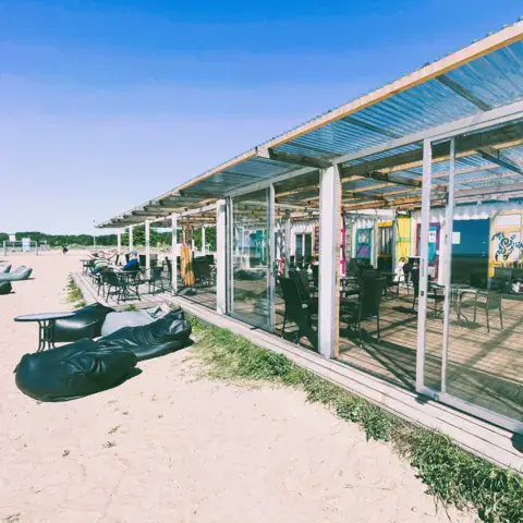 Café de plage du centre