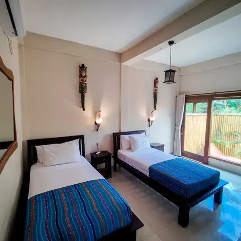 Chambre à deux lits