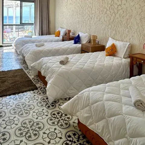 Chambre partagée avec vue sur l'océan