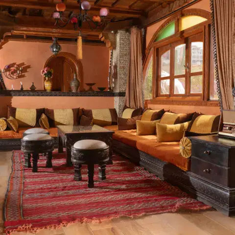 Salon marocain de la maison d'hôtes