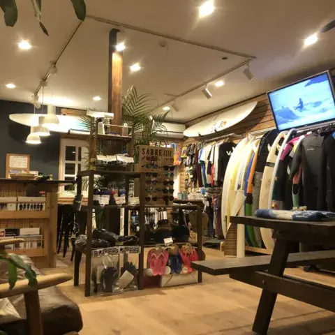 Intérieur de la boutique