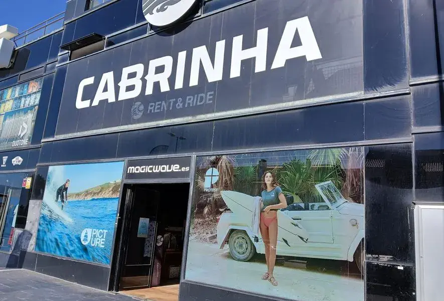 Façade du Cabrinha Pro Shop, polígono La Vega