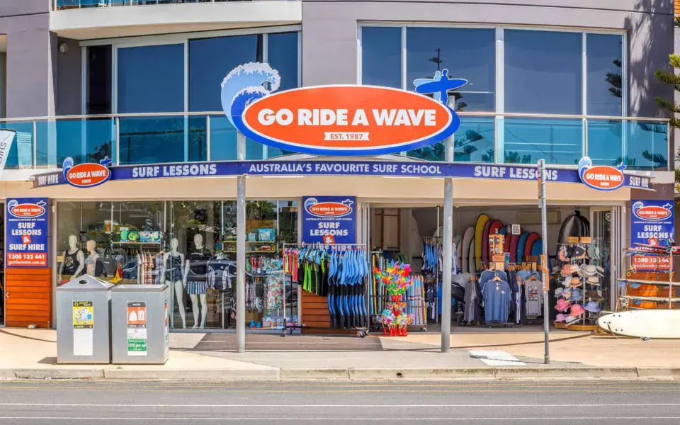La boutique Go Ride A Wave de Torquay