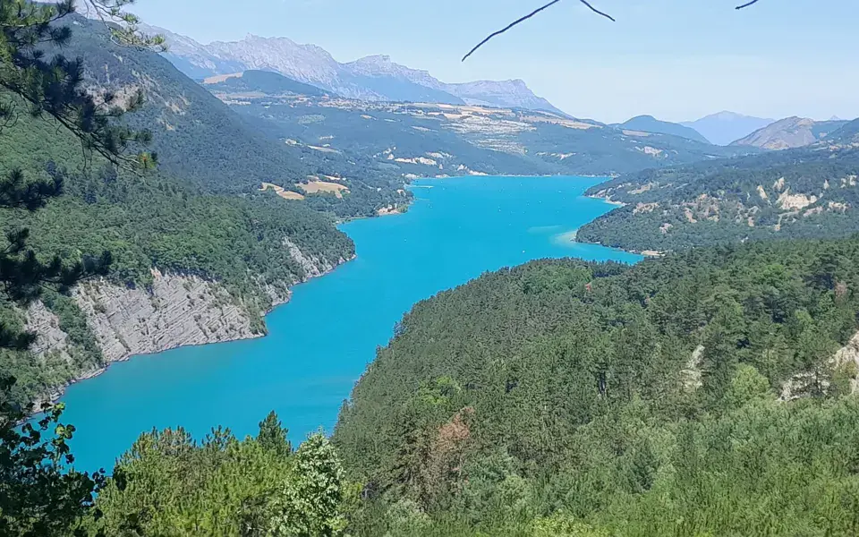 Vue du sud, entre les passerelles