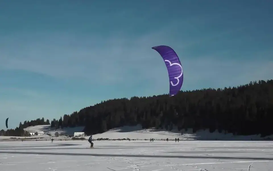 Les Taillères Snowkite — photo 1