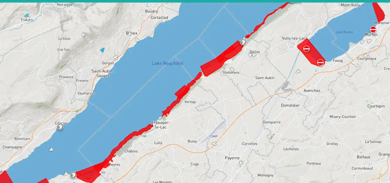 Kitesurf en Suisse et zones interdites