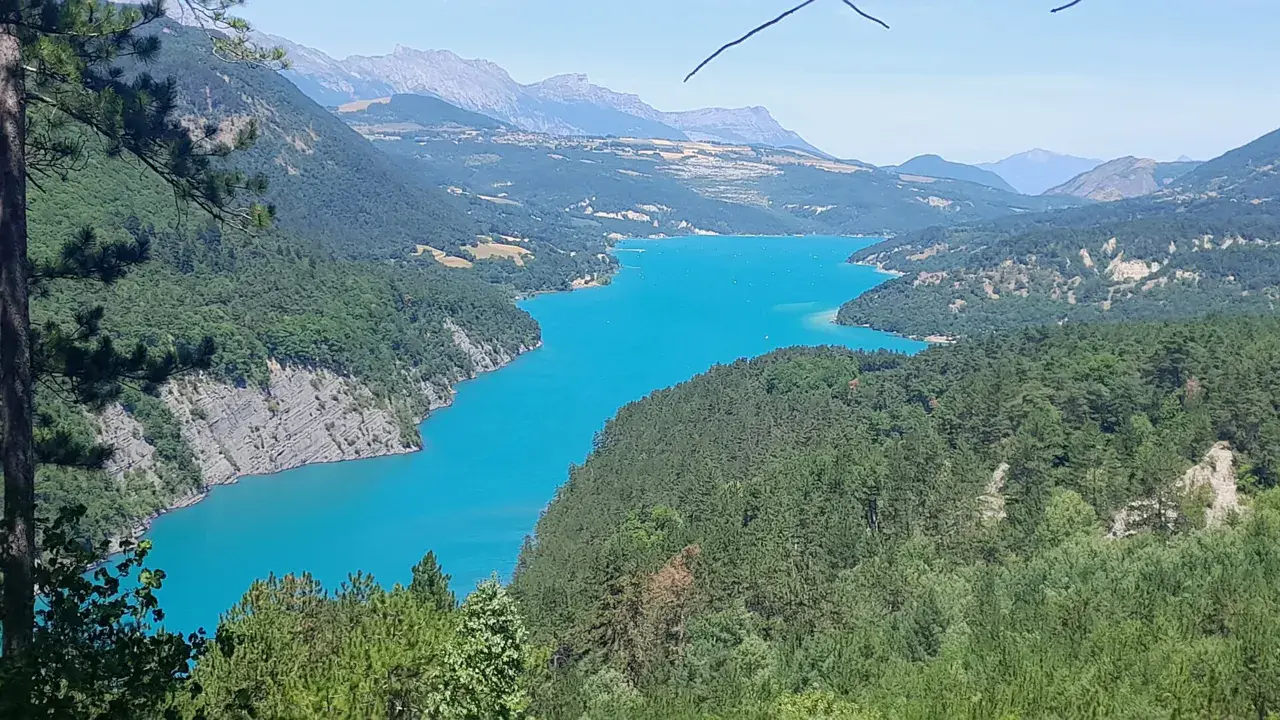 Vue du sud, entre les passerelles