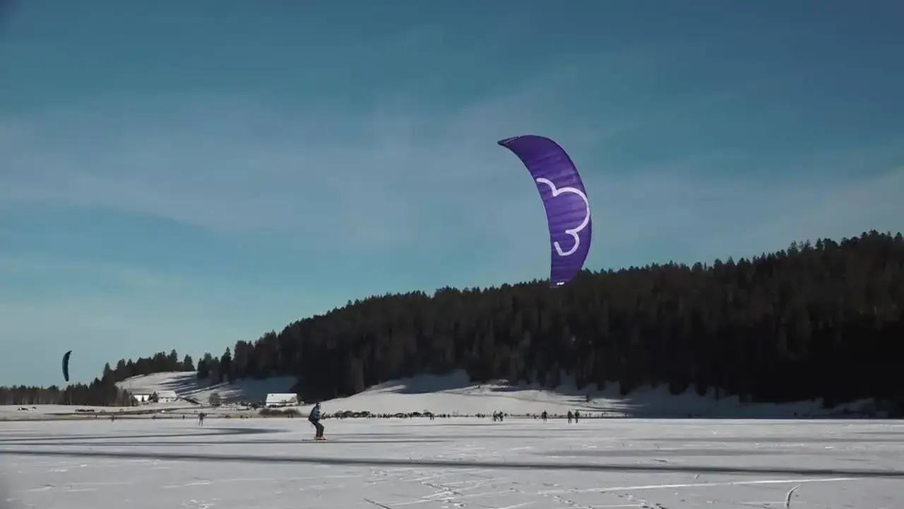 Les Taillères Snowkite spot