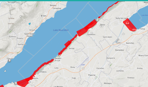 Kitesurfing in Switzerland and Prohibited Zones