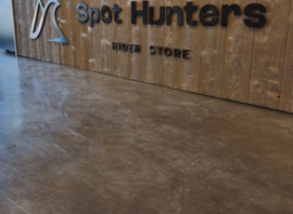 L'accueil de la boutique Spot Hunters, au centre commercial Moov