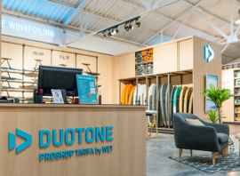 Comptoir du Duotone Proshop Tarifa, chez WET