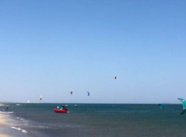 La plage et la zone de kite de Saint-Pierre-la-Mer