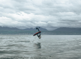 Session de wingfoil sur le Léman