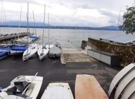 Dériveurs et catamarans du club à Port Saladin