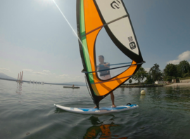 Planche à voile sur le Léman à Coppet