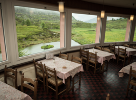Salle panoramique du restaurant