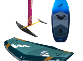 Équipement de wingfoil : aile, planche et foil