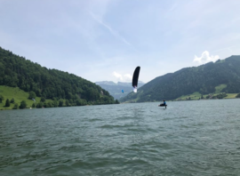 Kitesurf sur le Sihlsee
