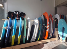 Planches de foil exposées