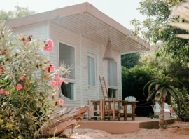 Un Pacha Lodge dans l'oasis plantée du resort
