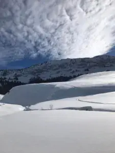 La plaine de Dran du plateau des Glieres - photo 4