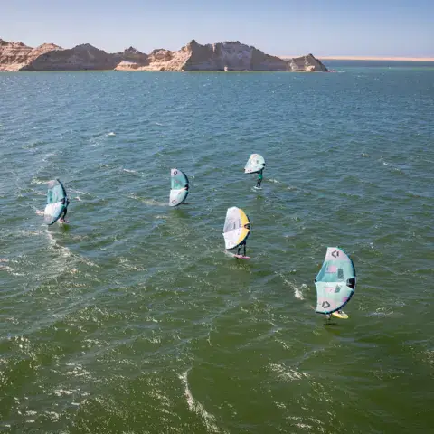 Navigation sur le lagon de Dakhla