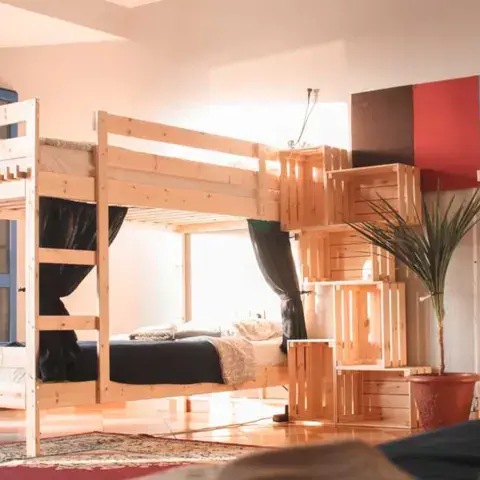 Le dortoir de l'appartement partagé