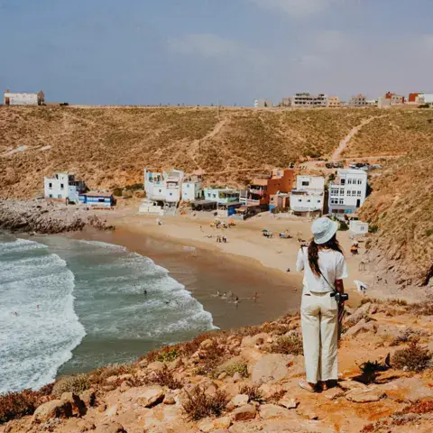 La vague devant la baie de Mirleft