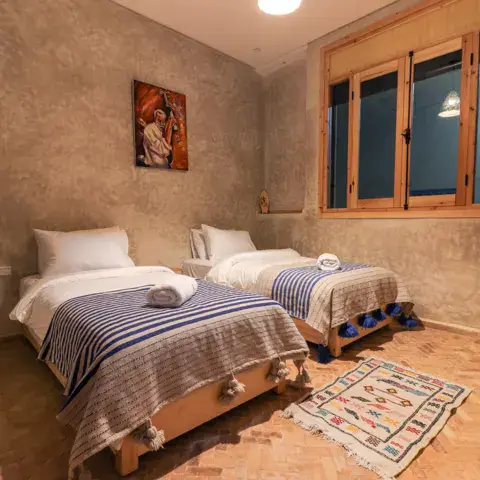 Une chambre de la maison Numidia