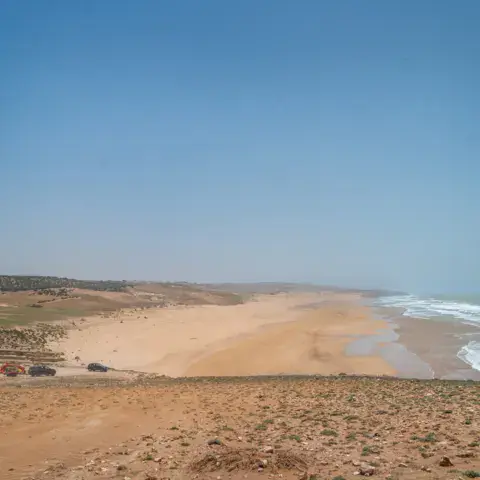 Vue large de la baie de Sidi Kaouki