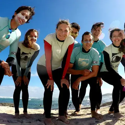 Groupe du surfcamp