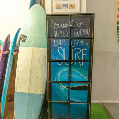 Séance de surf à Las Palmas